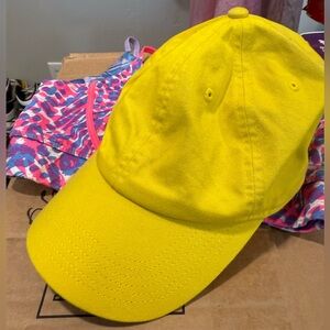 Bright Yellow Baseball Cap